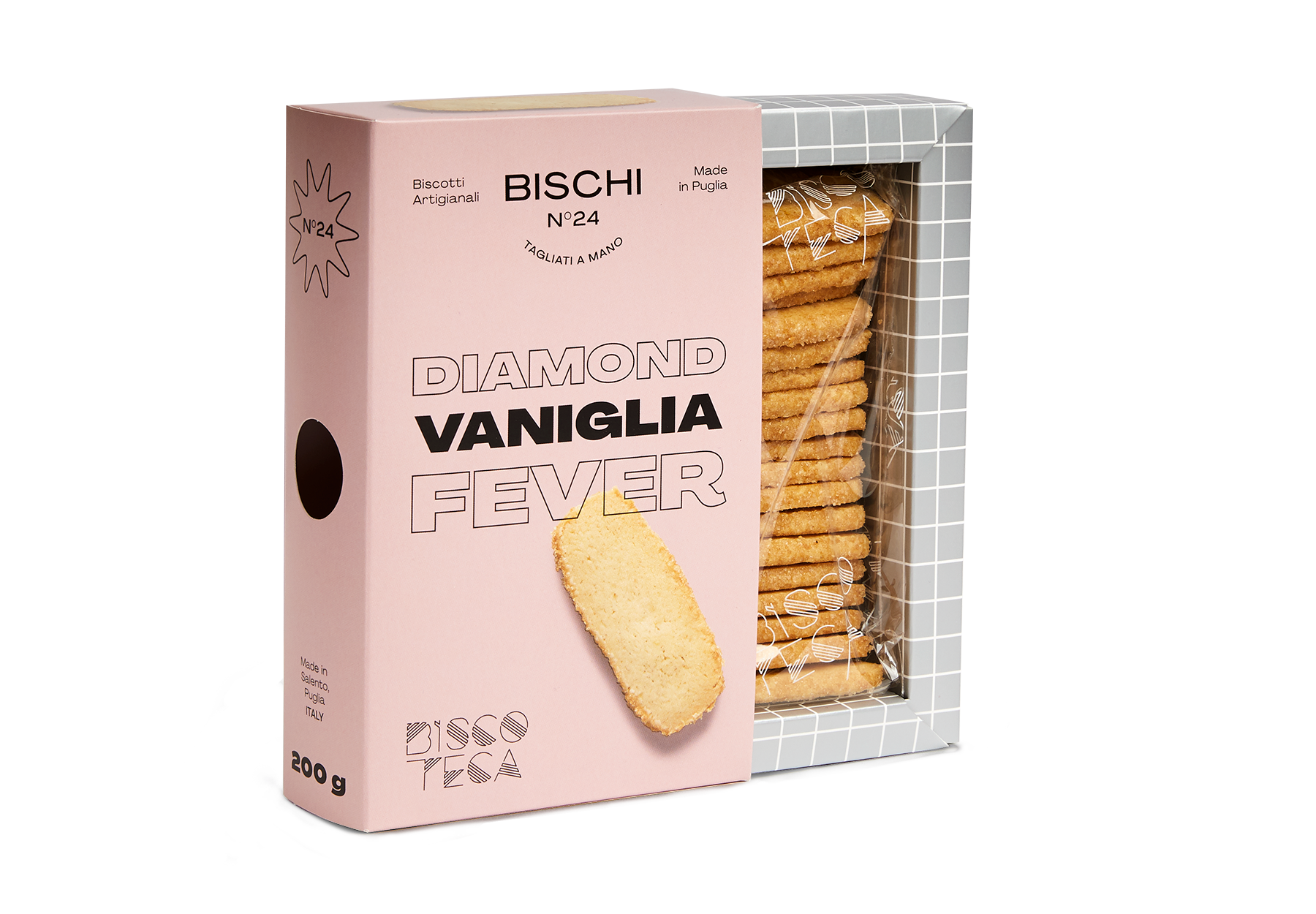 Progettazione Packaging Bischi vaniglia DryStudio
