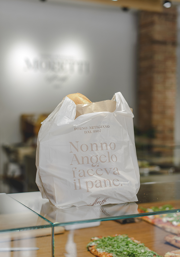 Rebranding Forno artigiano Moretti, Bassano del Grappa