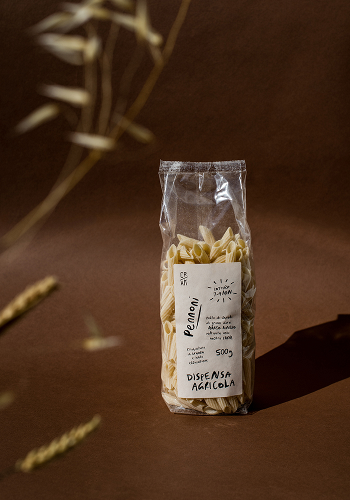Progettazione linea di prodotto alimentare e di packaging food, realizzazione etichette tipografiche per Dispensa Agricola